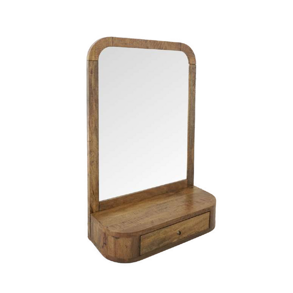 Mango Lounge Mirror with Shelf by Monologue | Style Our Home