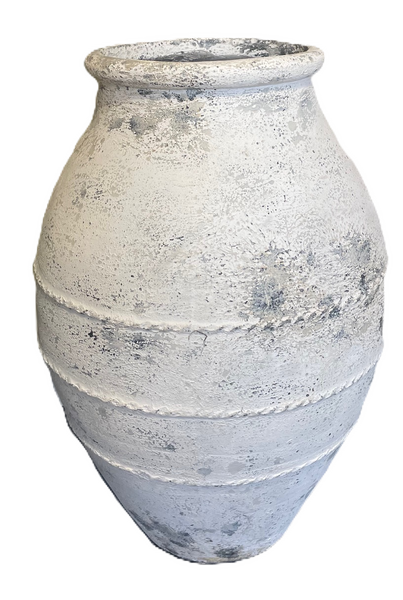 Tall Twist Pot - Antique White by Monologue | Style Our Home
