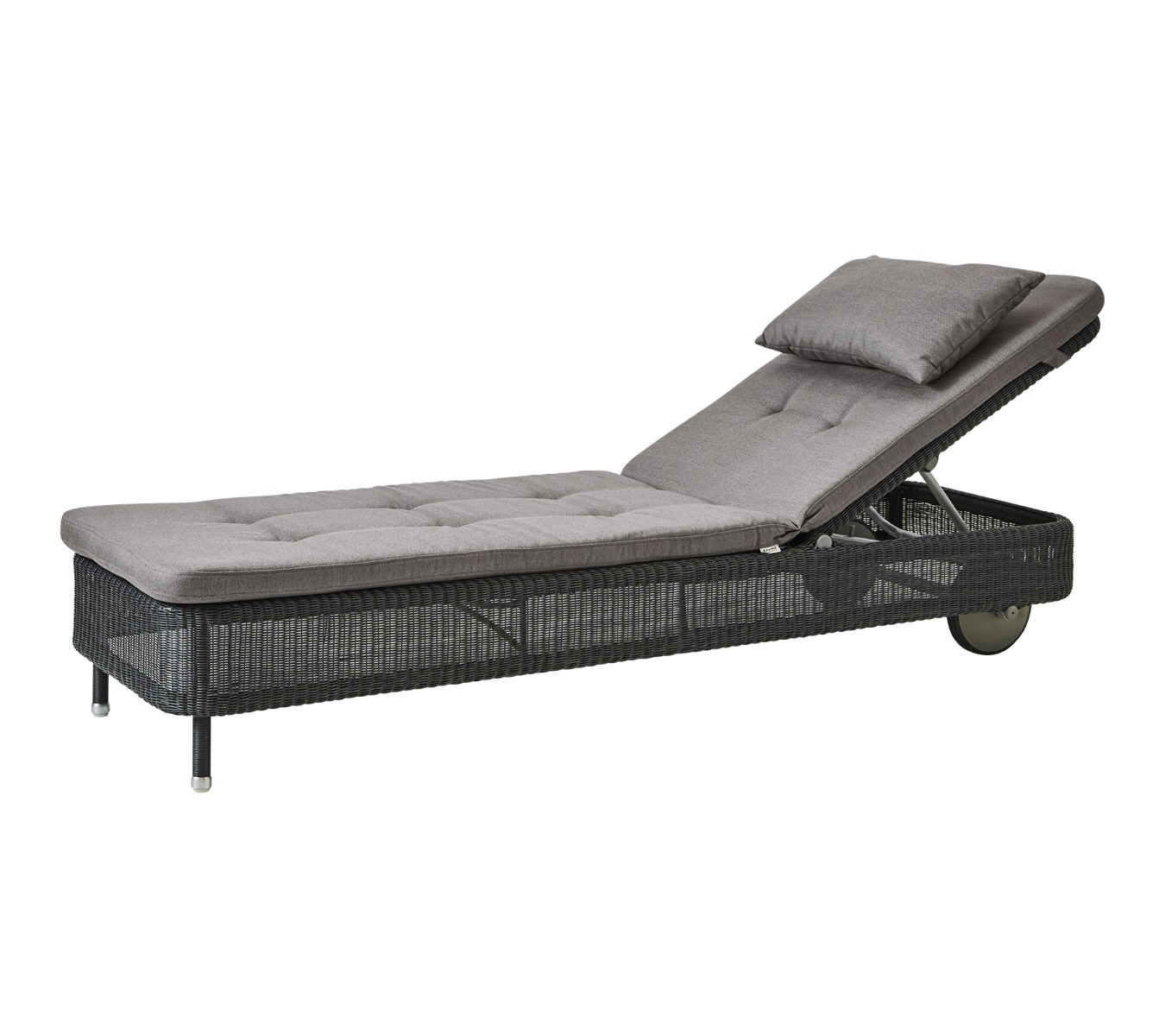 Presley Graphite Sunbed - Taupe Natté by Cane-line | Style Our home
