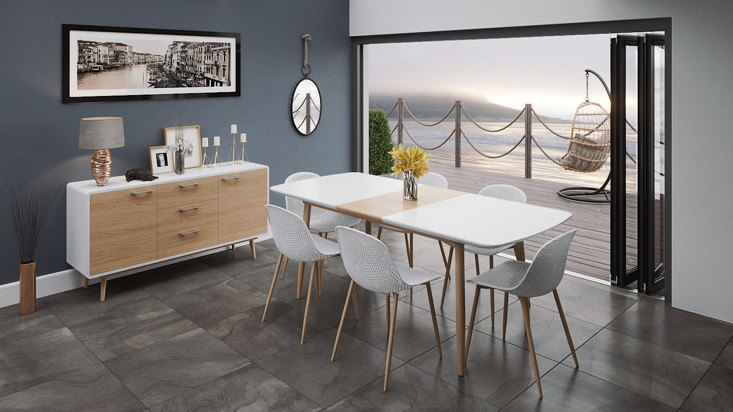 Portofino Extending Dining Table - Style Our Home