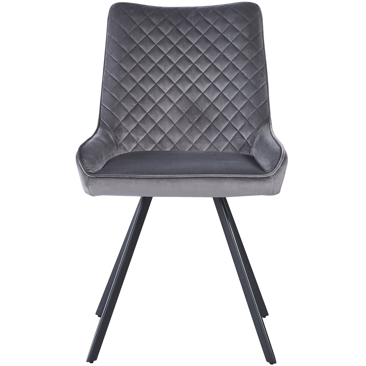 Jager N Velvet Light Grey - Black Legs by Hertiance Furniture | Style Our Home