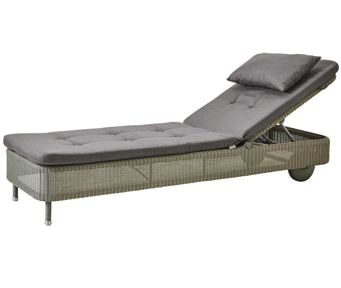 Presley Taupe Sunbed - Taupe Natté by Cane-line | Style Our home