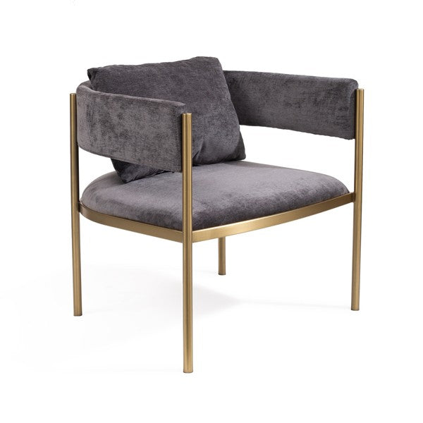 Envie II Lounge Chair - Giselle Dark Charcoal by Tommy Franks | Style Our Home