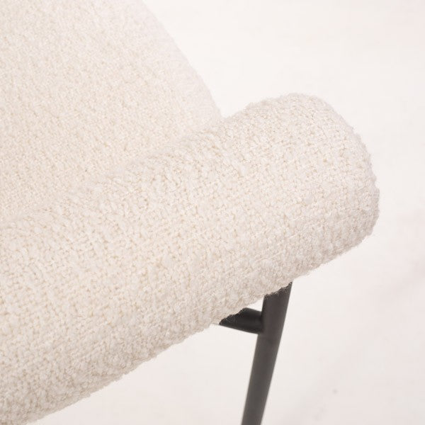 Alita Dining Chair - Chex Bouclé by Tommy Franks | Style Our Home
