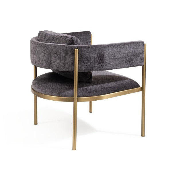 Envie II Lounge Chair - Giselle Dark Charcoal by Tommy Franks | Style Our Home