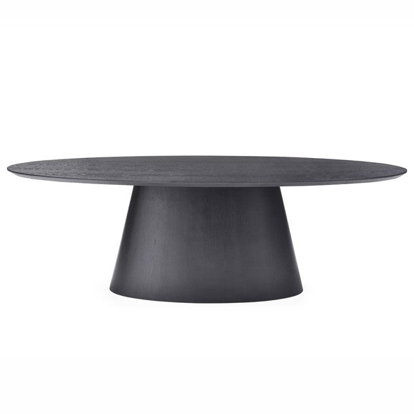 Tavamo Dining Table - Oval - Black Oak by Tommy Franks | Style Our Home