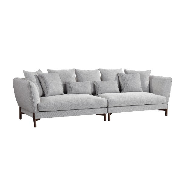 Mimosa 4-Seater Sofa - Light Grey by Tommy Franks | Style Our Home