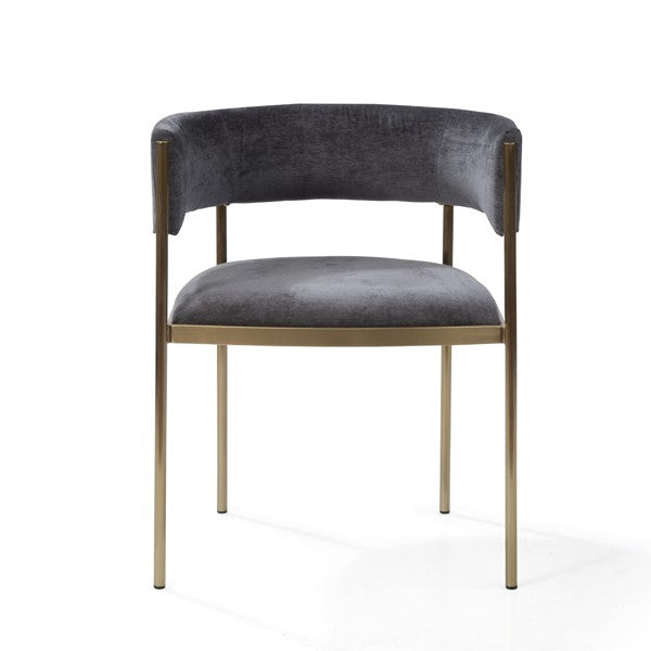 Envie II Dining Chair - Set of 2 - Giselle Dark Charcoal by Tommy Franks | Style Our Home