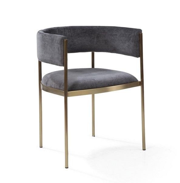 Envie II Dining Chair - Set of 2 - Giselle Dark Charcoal by Tommy Franks | Style Our Home
