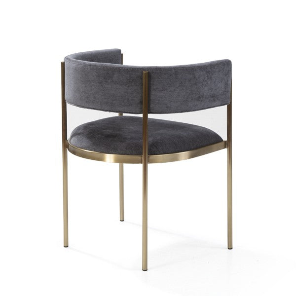 Envie II Dining Chair - Set of 2 - Giselle Dark Charcoal by Tommy Franks | Style Our Home