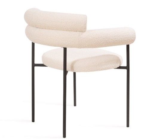 Alita Dining Chair - Chex Bouclé by Tommy Franks | Style Our Home