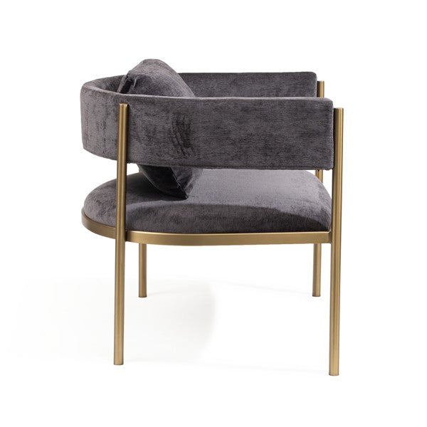 Envie II Lounge Chair - Giselle Dark Charcoal by Tommy Franks | Style Our Home