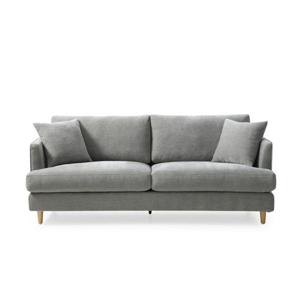 Kendal 3-Seater Sofa - Large - Seville Pebble Grey by Tommy Franks | Style Our Home