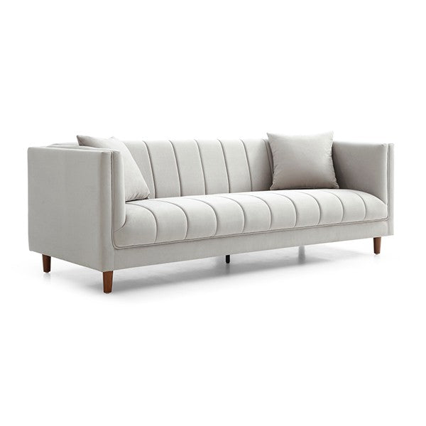 Regency 3-Seater Sofa - Nappa French Grey by Tommy Franks | Style Our Home