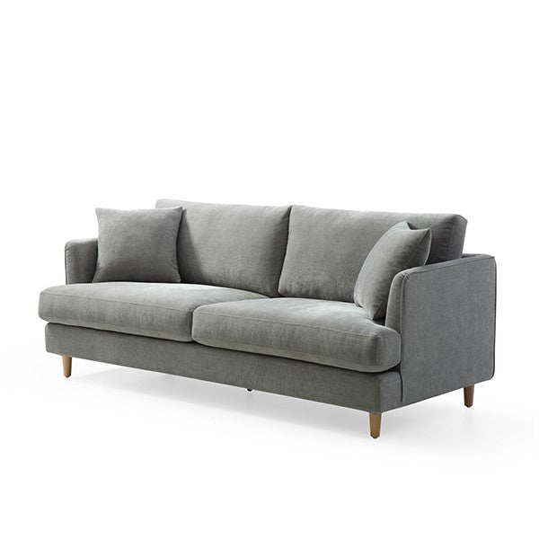Kendal 3-Seater Sofa - Large - Seville Pebble Grey by Tommy Franks | Style Our Home