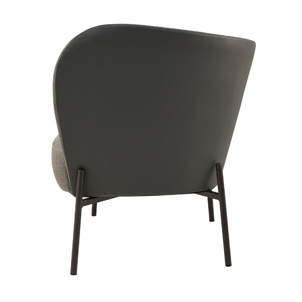 Smania Lounge Chair - Stone/Olive by Tommy Franks | Style Our Home