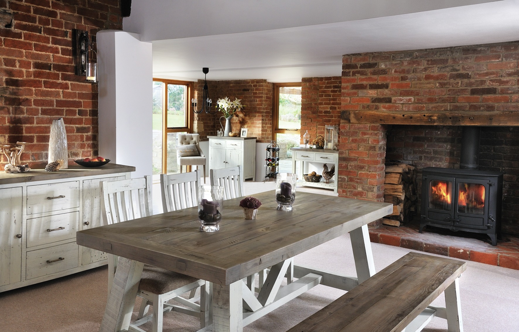 Purbeck End Extending 160cm Dining Table by Rowico | Style Our Home 