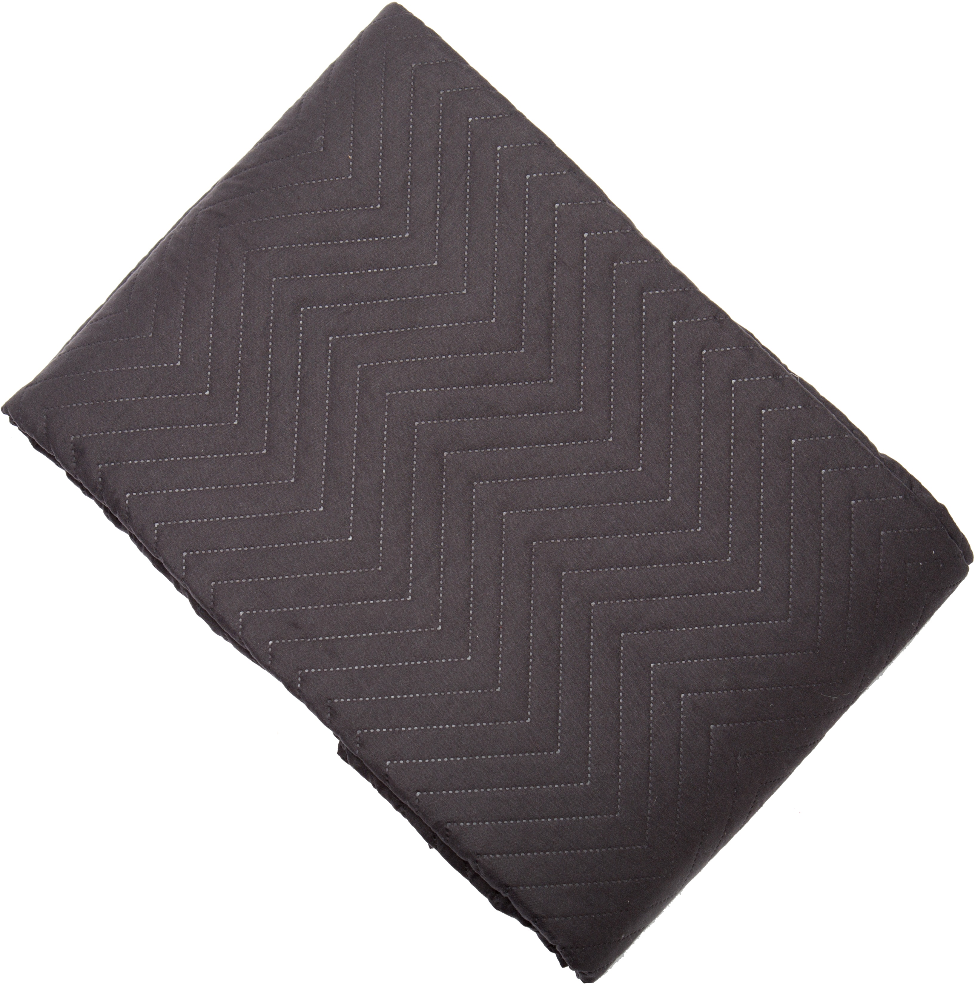 Cotton Like Chevron Quilt Black by Malini | Style Our Home