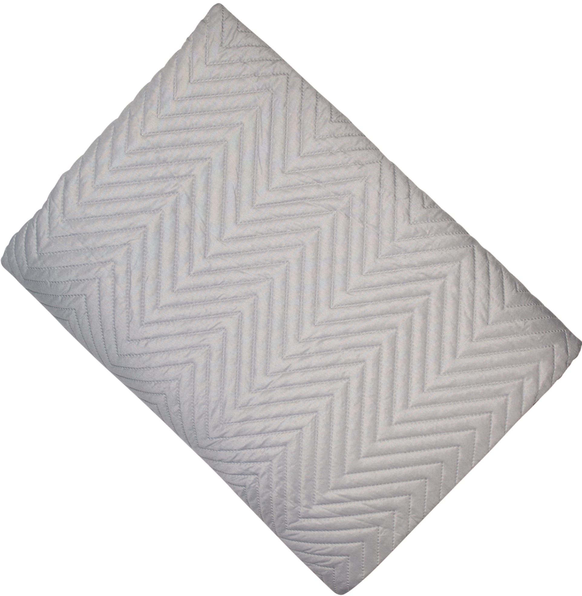 Geometric Plain Quilt Gray by Malini | Style Our Home