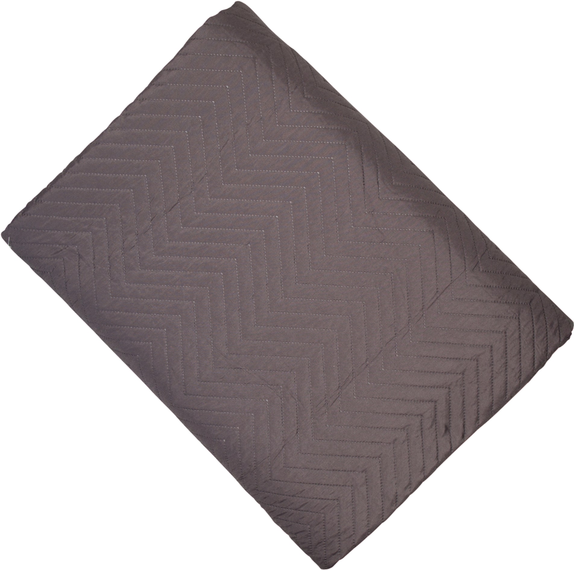 Cotton Like Chevron Quilt Slate by Malini | Style Our Home
