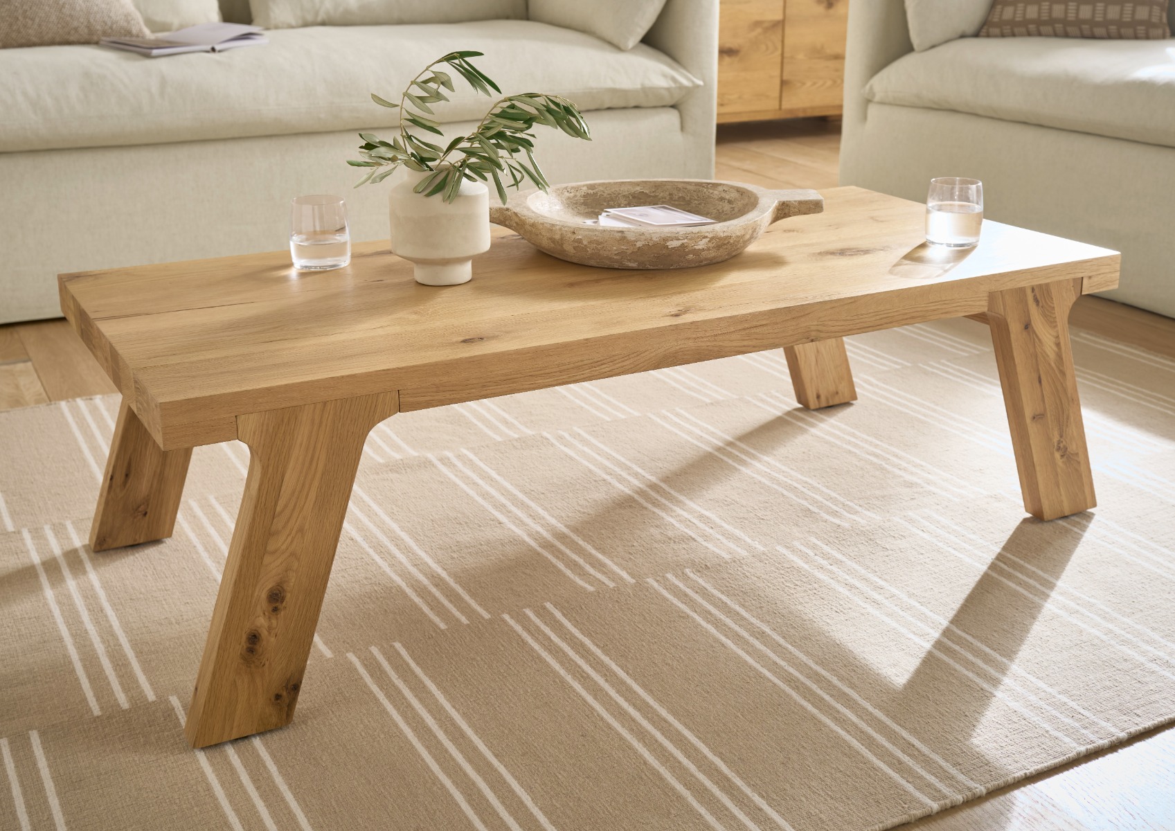 Torven Oak Coffee Table by Zephyr Home | Style Our Home