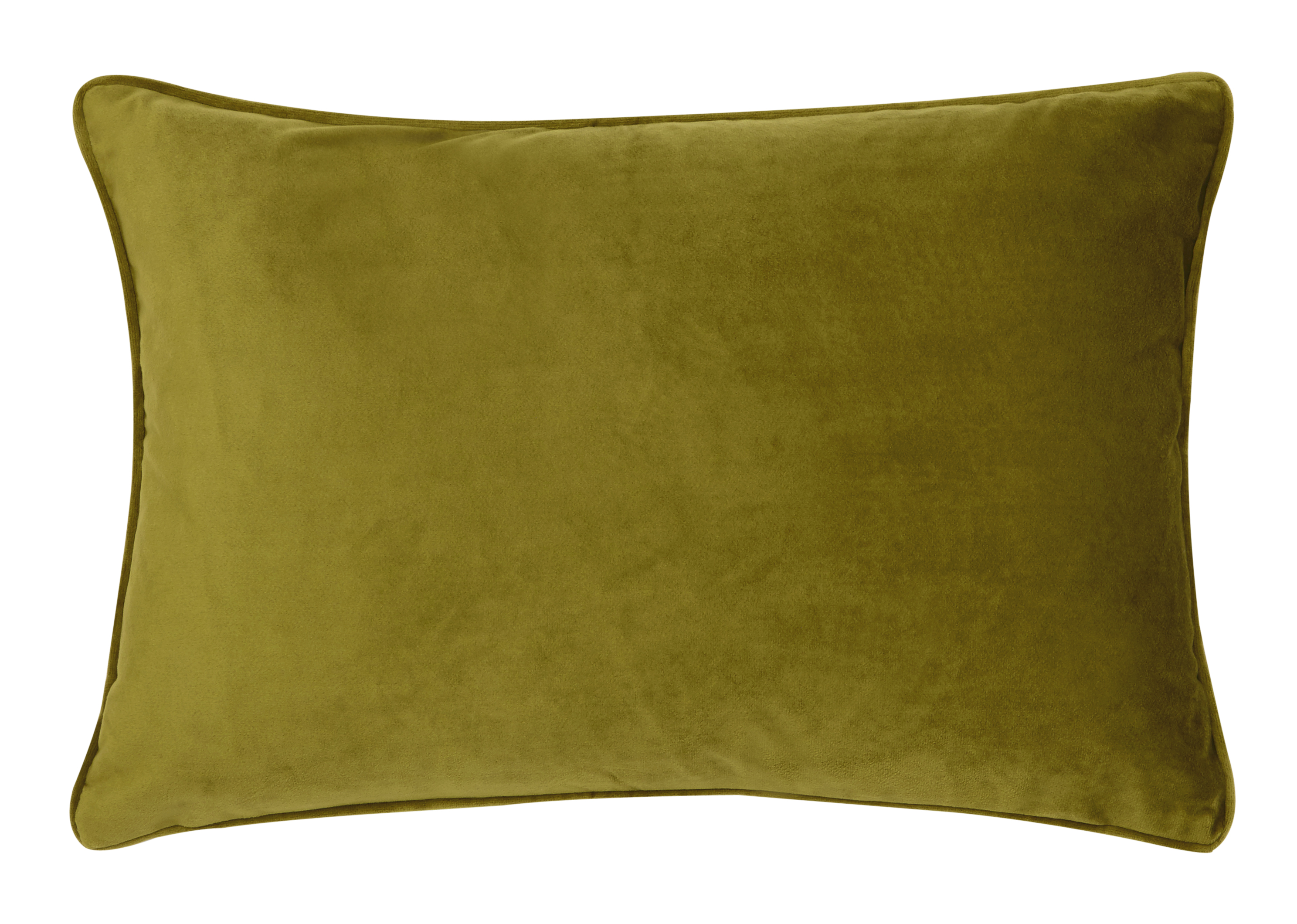 Matt Poly Velvet With Piping Green by Malini | Style Our Home