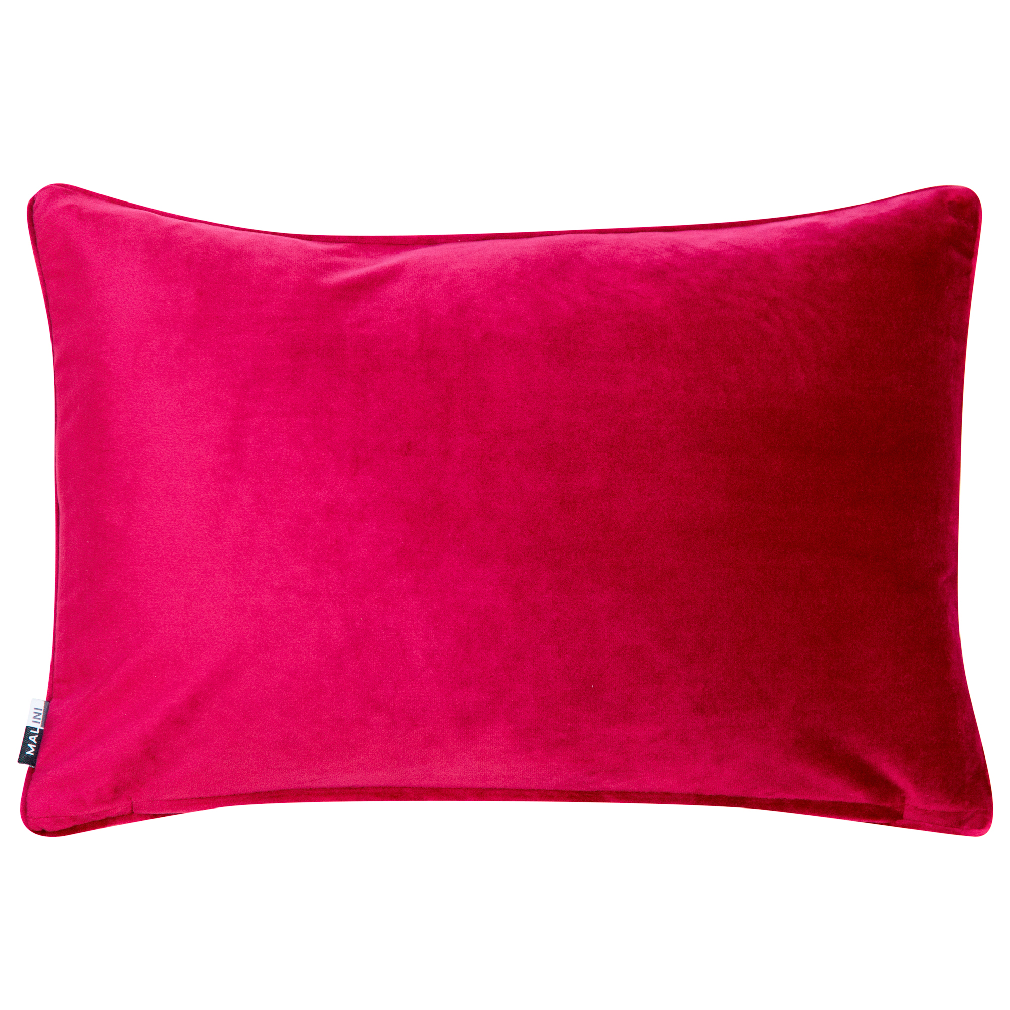 Matt Poly Velvet With Piping Fuschia Size by Malini | Style Our Home
