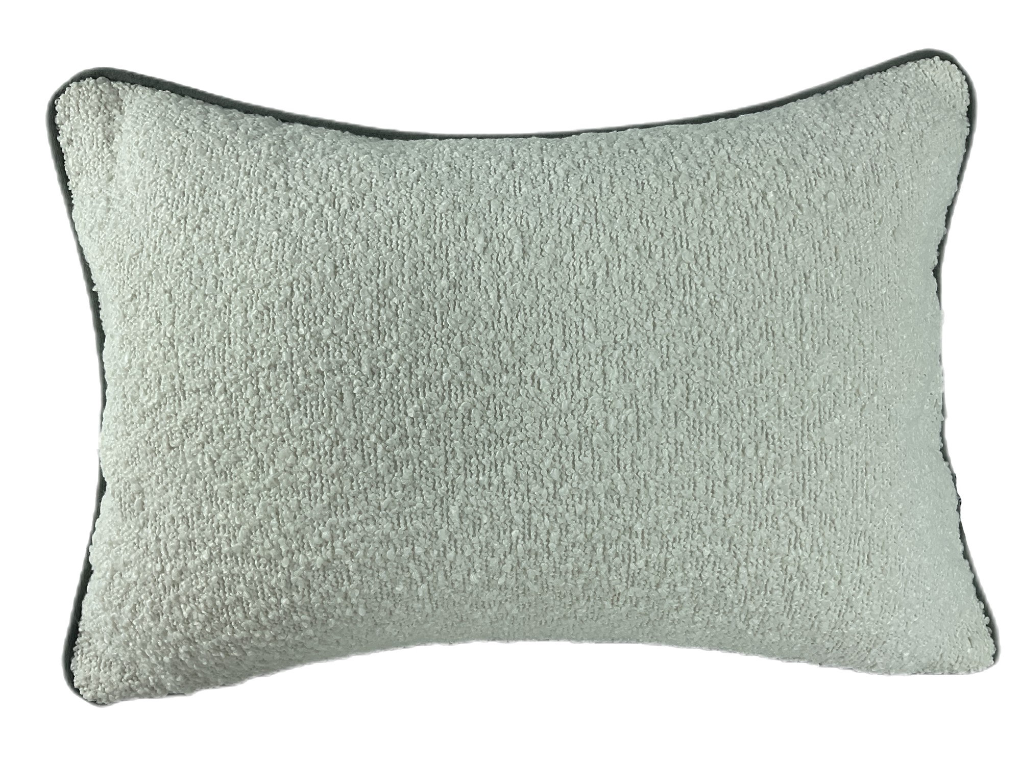 Dble Side Boucle With Contrast Piping Grey by Malini | Style Our Home