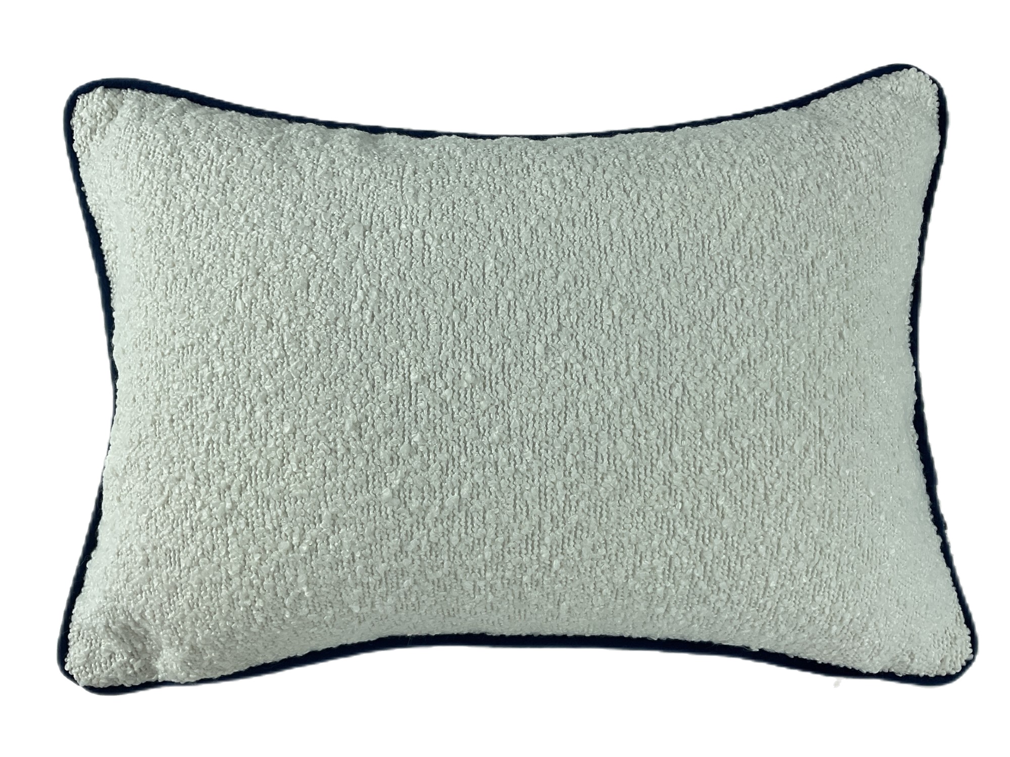 Dble Side Boucle With Contrast Piping Navy by Malini | Style Our Home