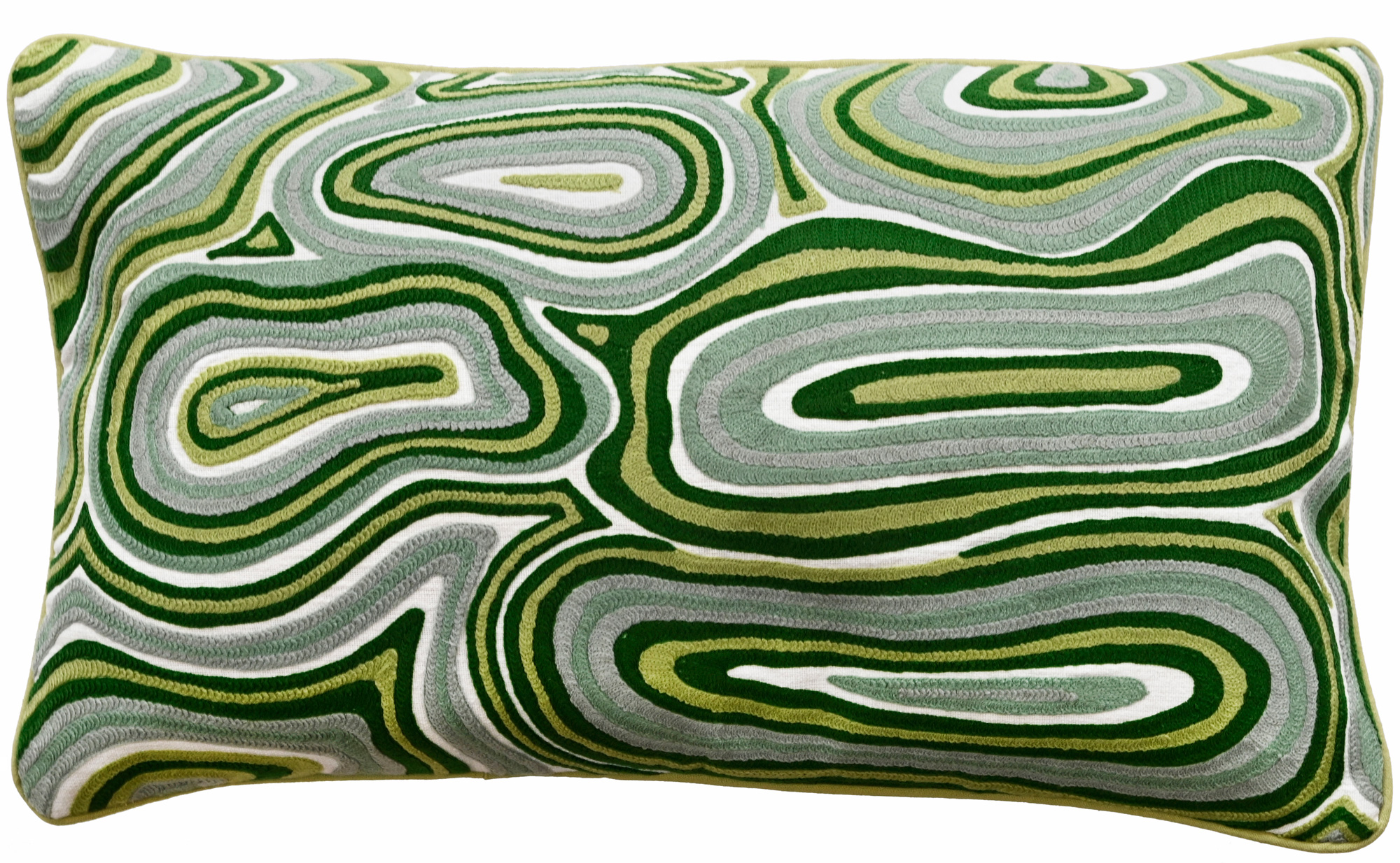 Green Maze Cushion by Malini | Style Our Home