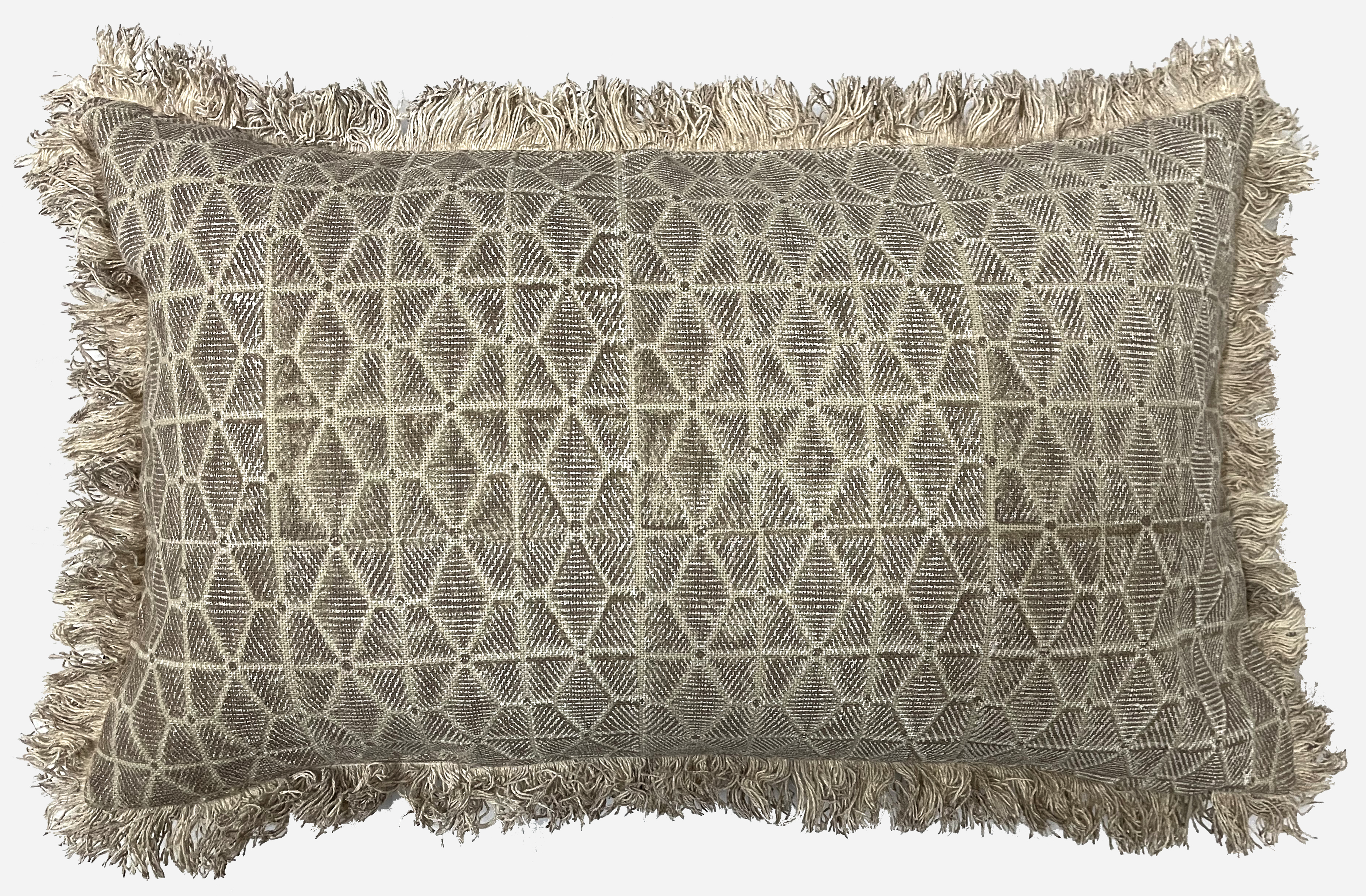 Geo Block Print Natural by Malini | Style Our Home
