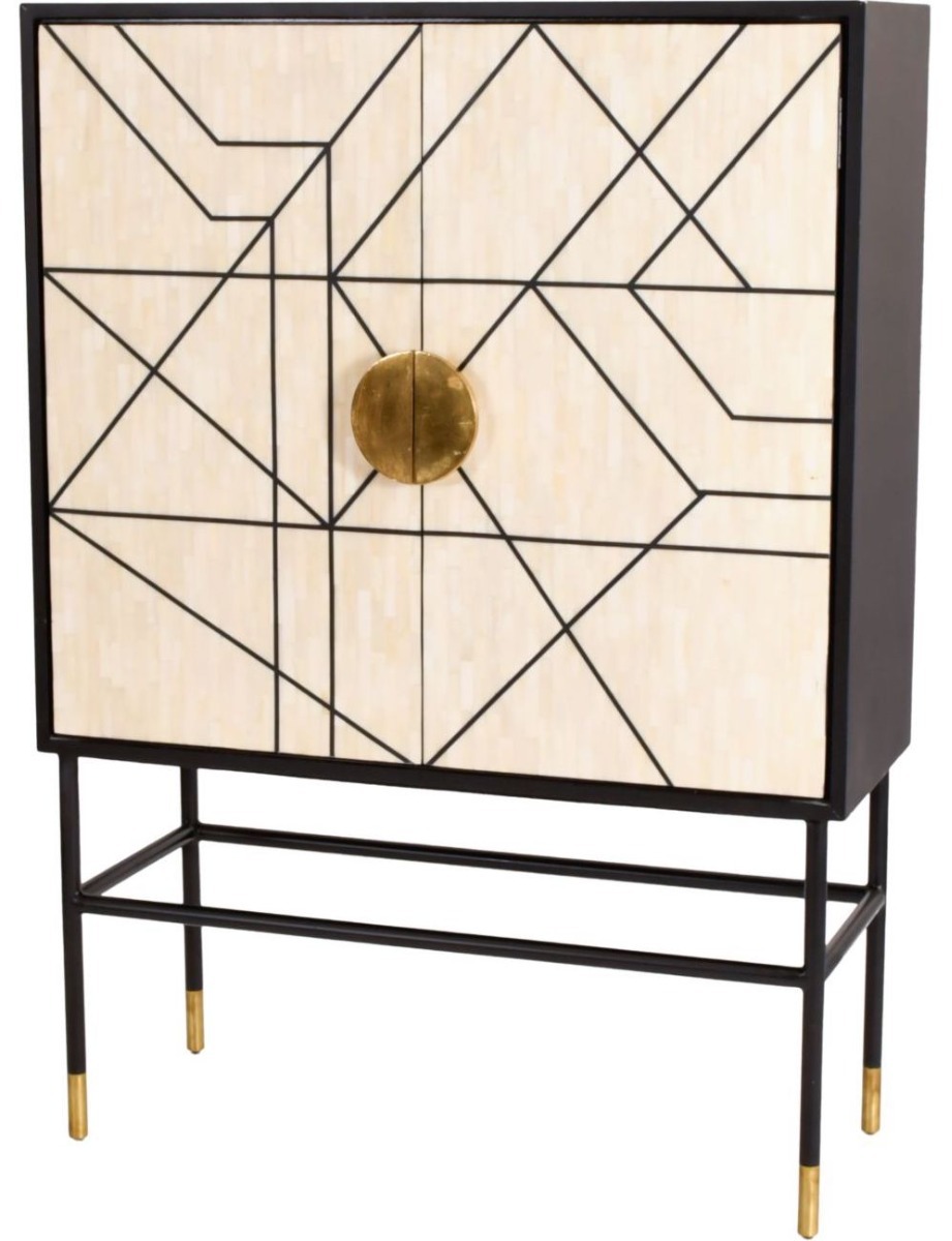 Rialto Bone Bar Cabinet by Libra | Style Our Home
