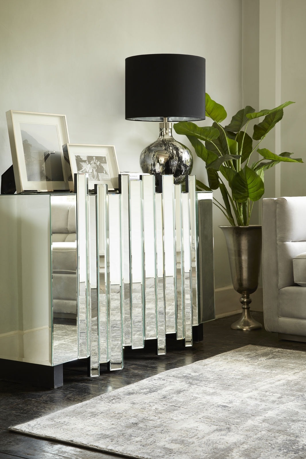 Crystalline Mirrored Cabinet - Style Our Home 