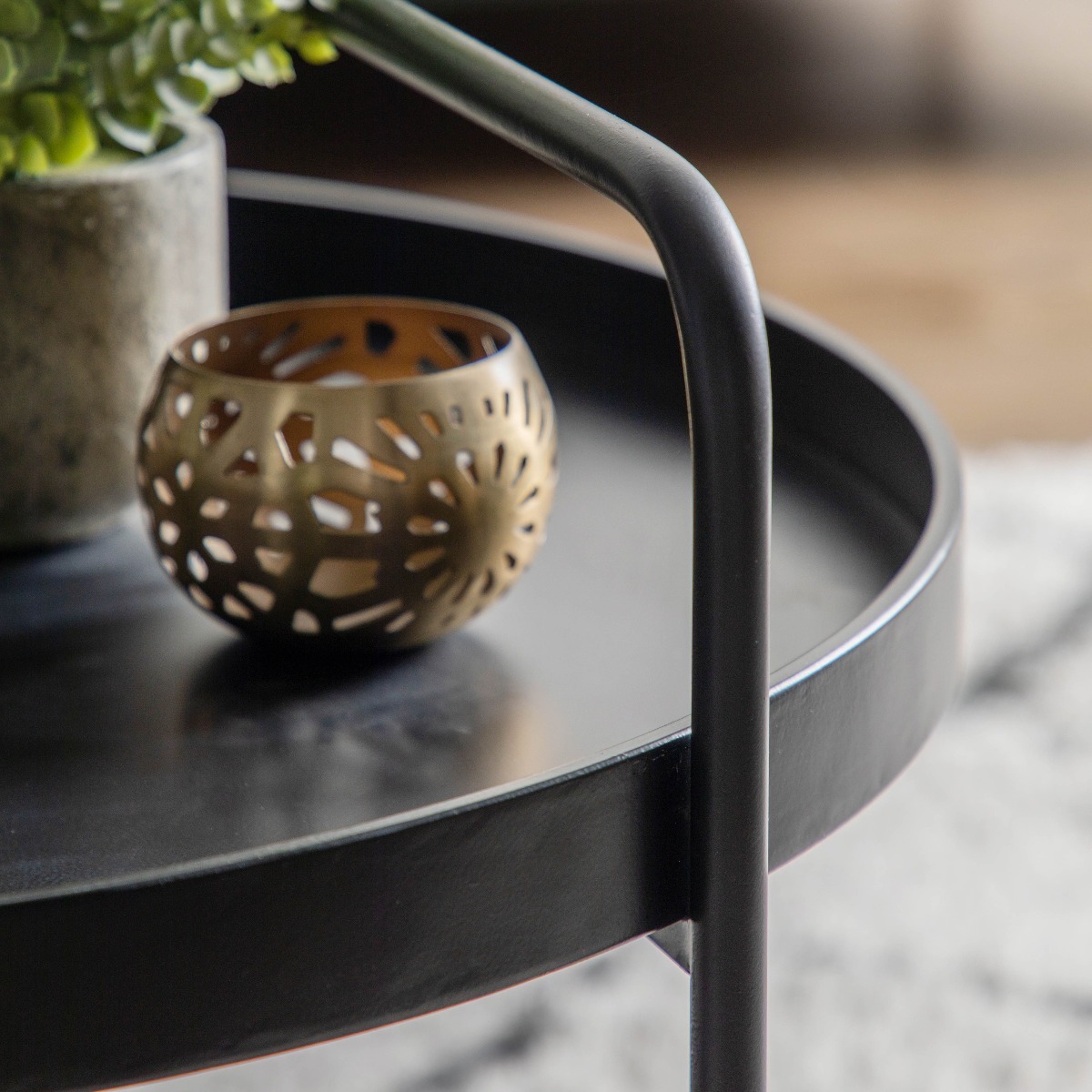 Roman Coffee Table Black by Hudson Living | Style Our Home