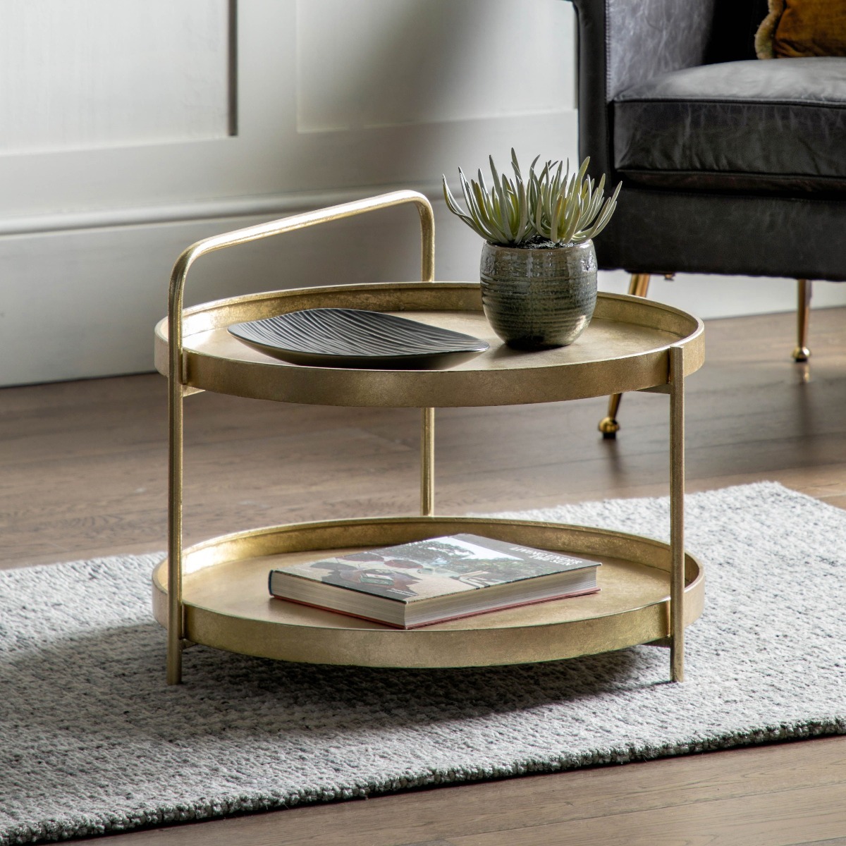 Roman Coffee Table Gold by Hudson Living | Style Our Home