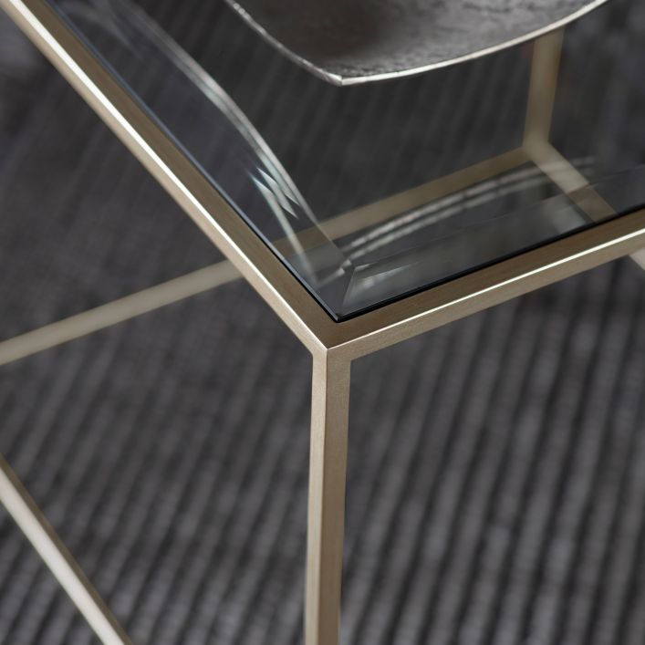 Rothbury Champagne Side Table by Gallery Direct | Style Our Home