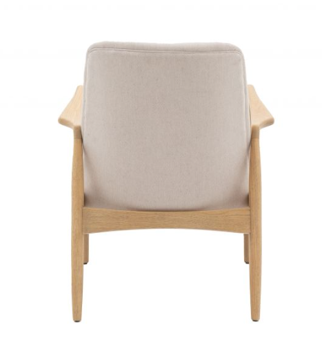 Sanditon Natural Linen Armchair by Hudson Living | Style Our Home