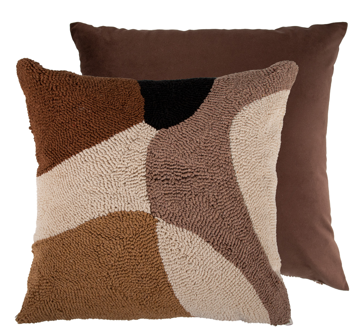 Emb Looped Cushion Abstract Earthy by Malini | Style Our Home