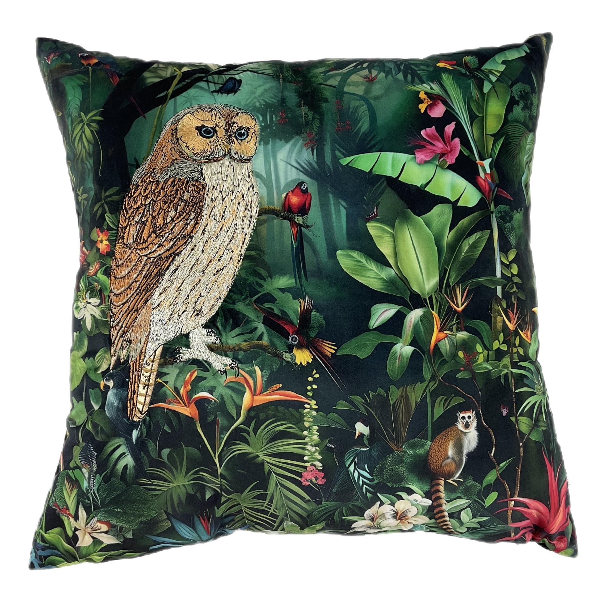 Embroidered Owl Print by Malini | Style Our Home