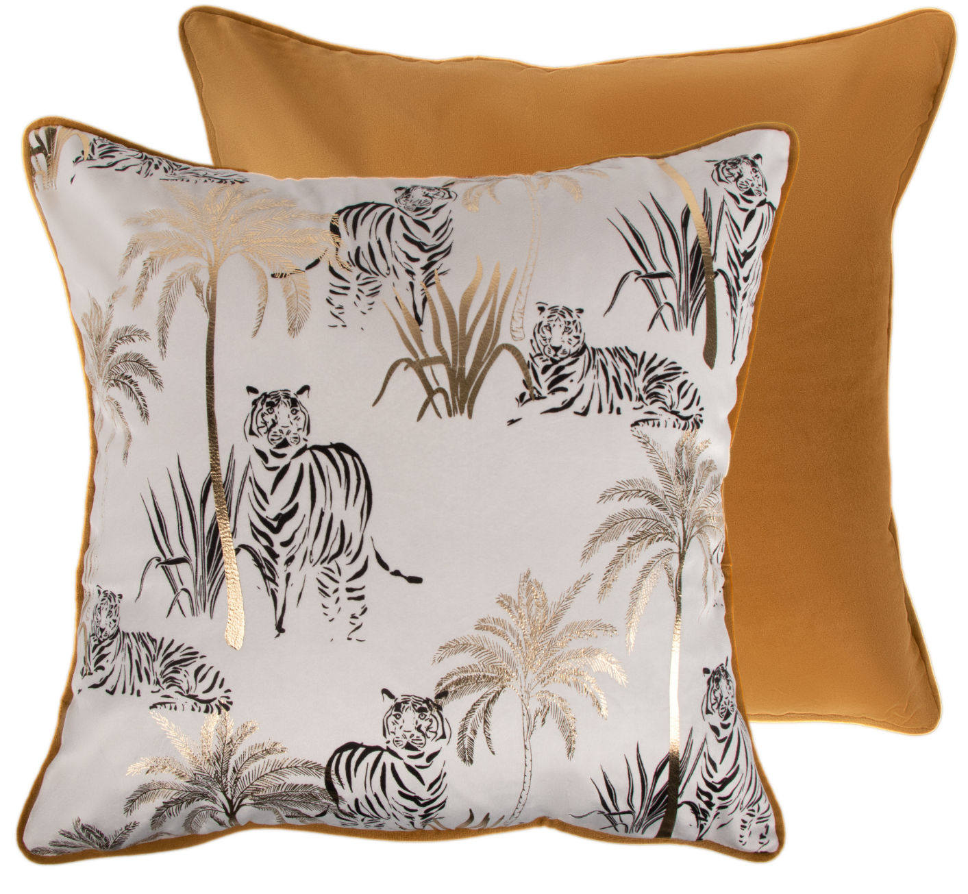 Tiger Jungle Scene With Foil by Malini | Style Our Home