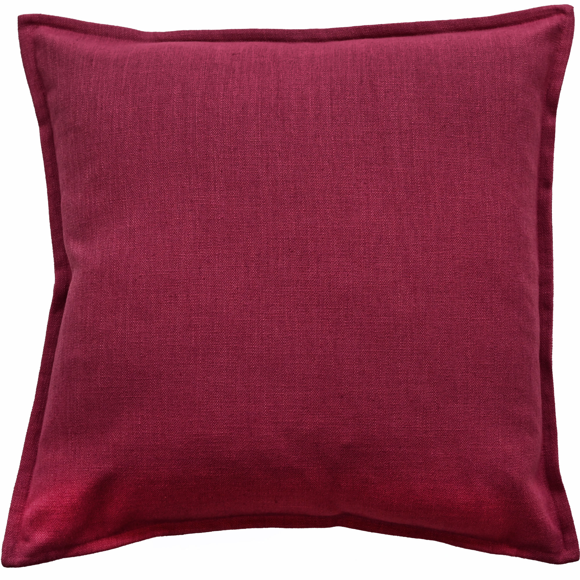 Poly Linen Mix With Flange Fuschia Size by Malini | Style Our Home