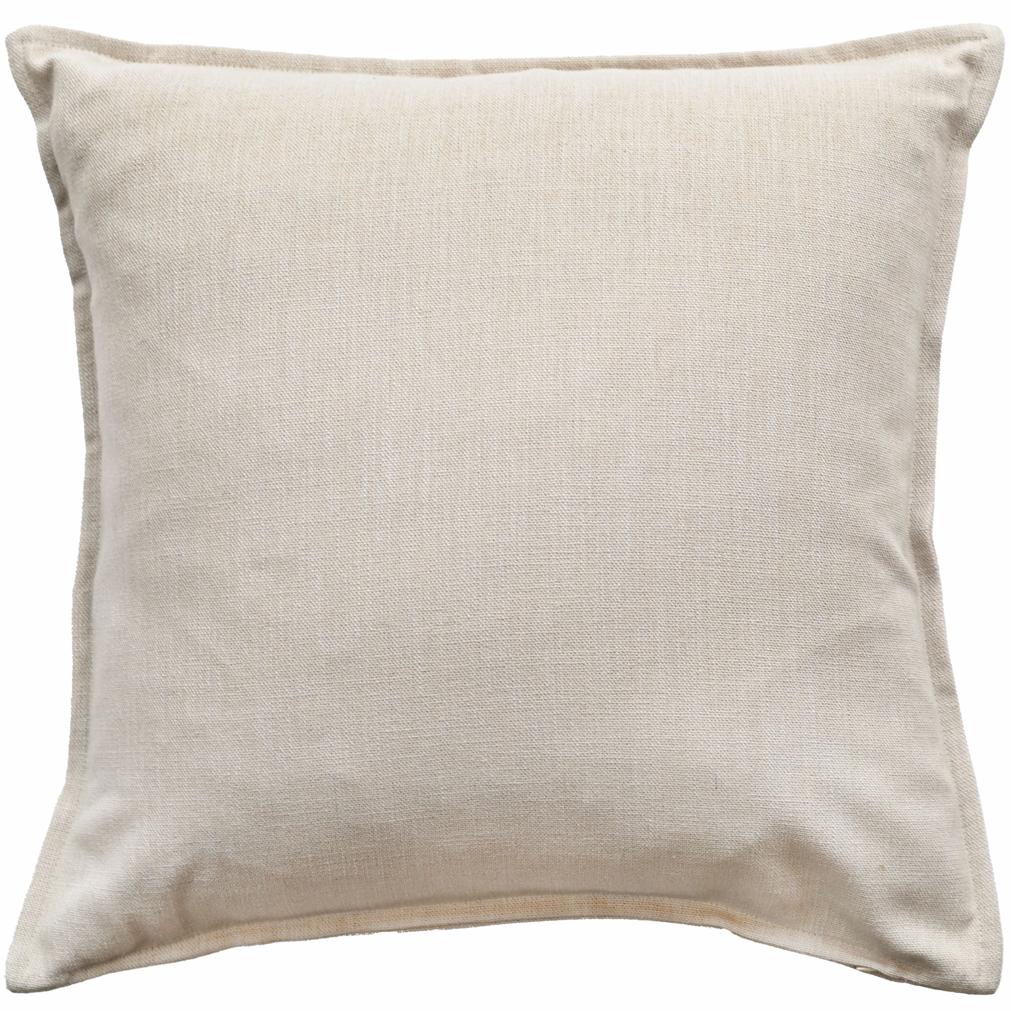 Poly Linen Mix With Flange Ivory by Malini | Style Our Home