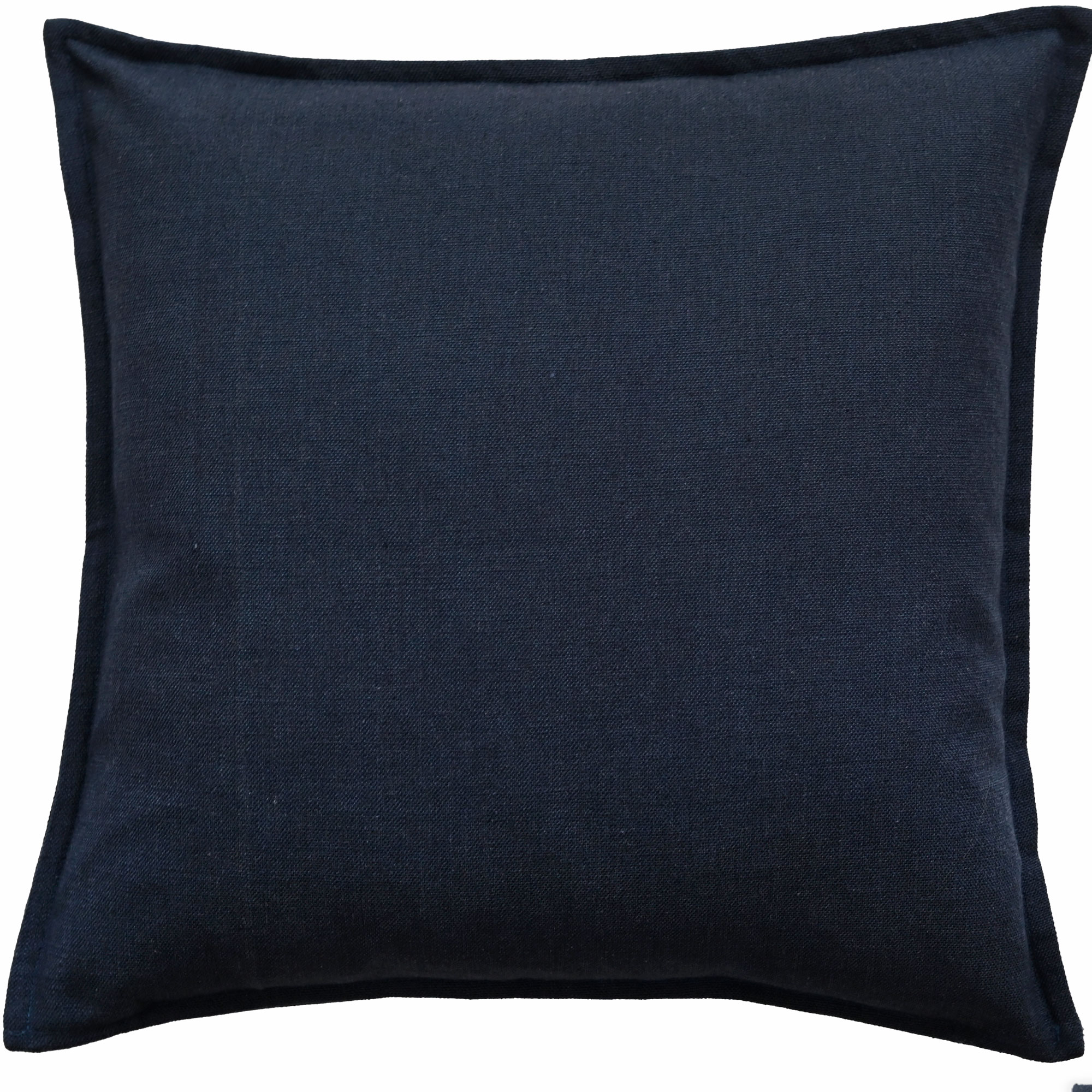 Poly Linen Mix With Flange Tia Navy  by Malini | Style Our Home