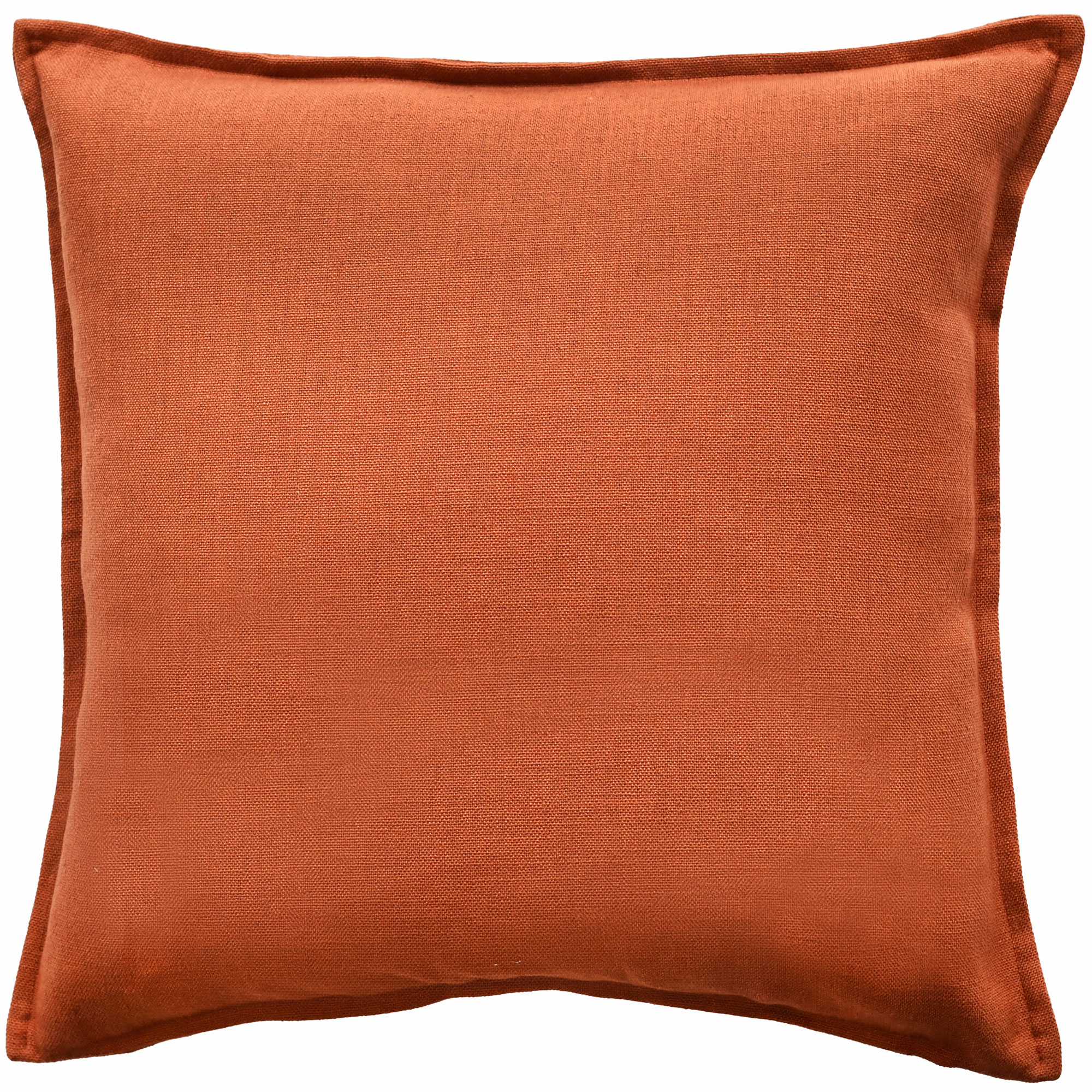 Poly Linen Mix With Flange Tin Rust by Malini | Style Our Home