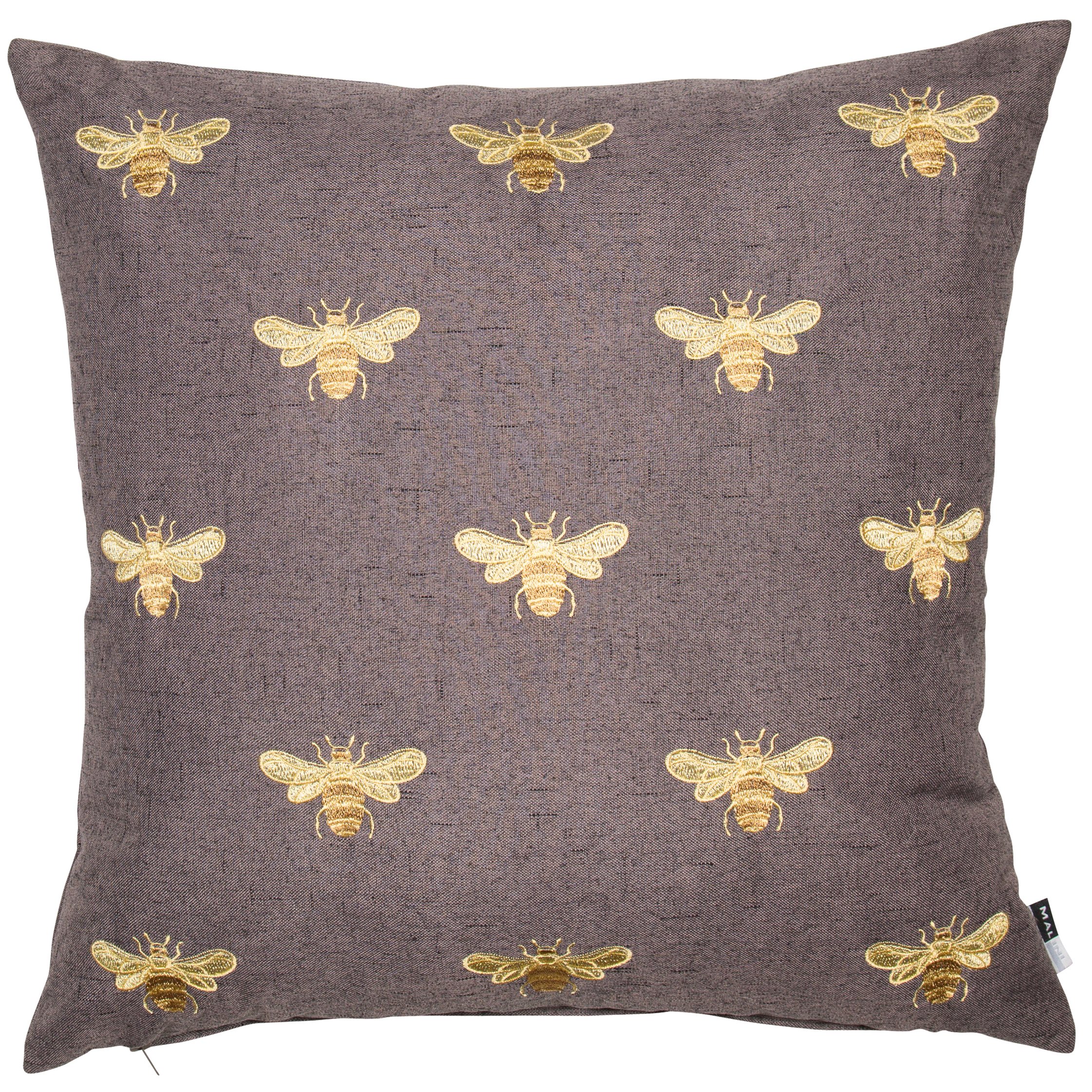 Emb Bees On Faux Linen by Malini | Style Our Home