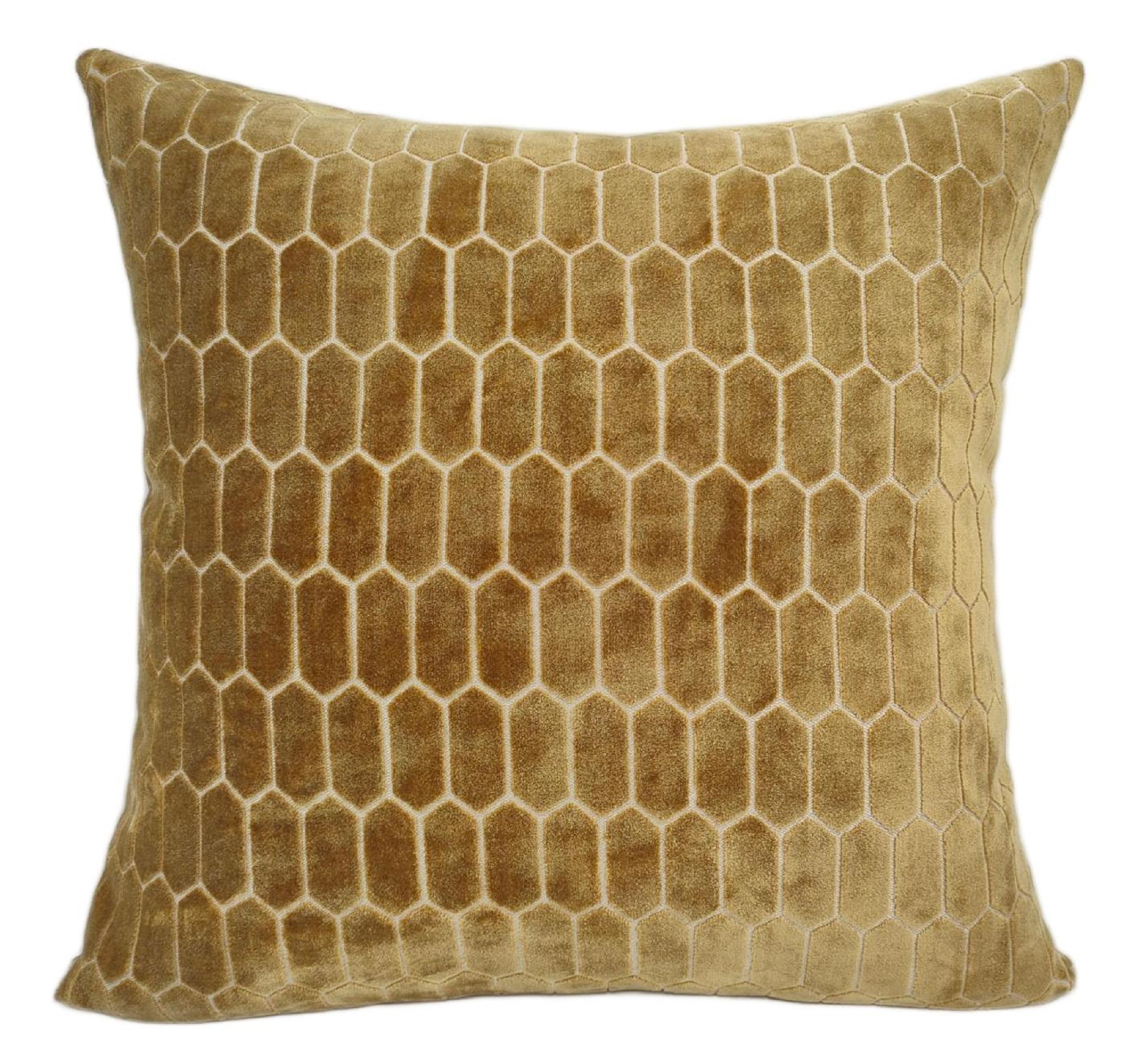 Cut Velvet Honeycombe Whiskey Albie by Malini | Style Our Home