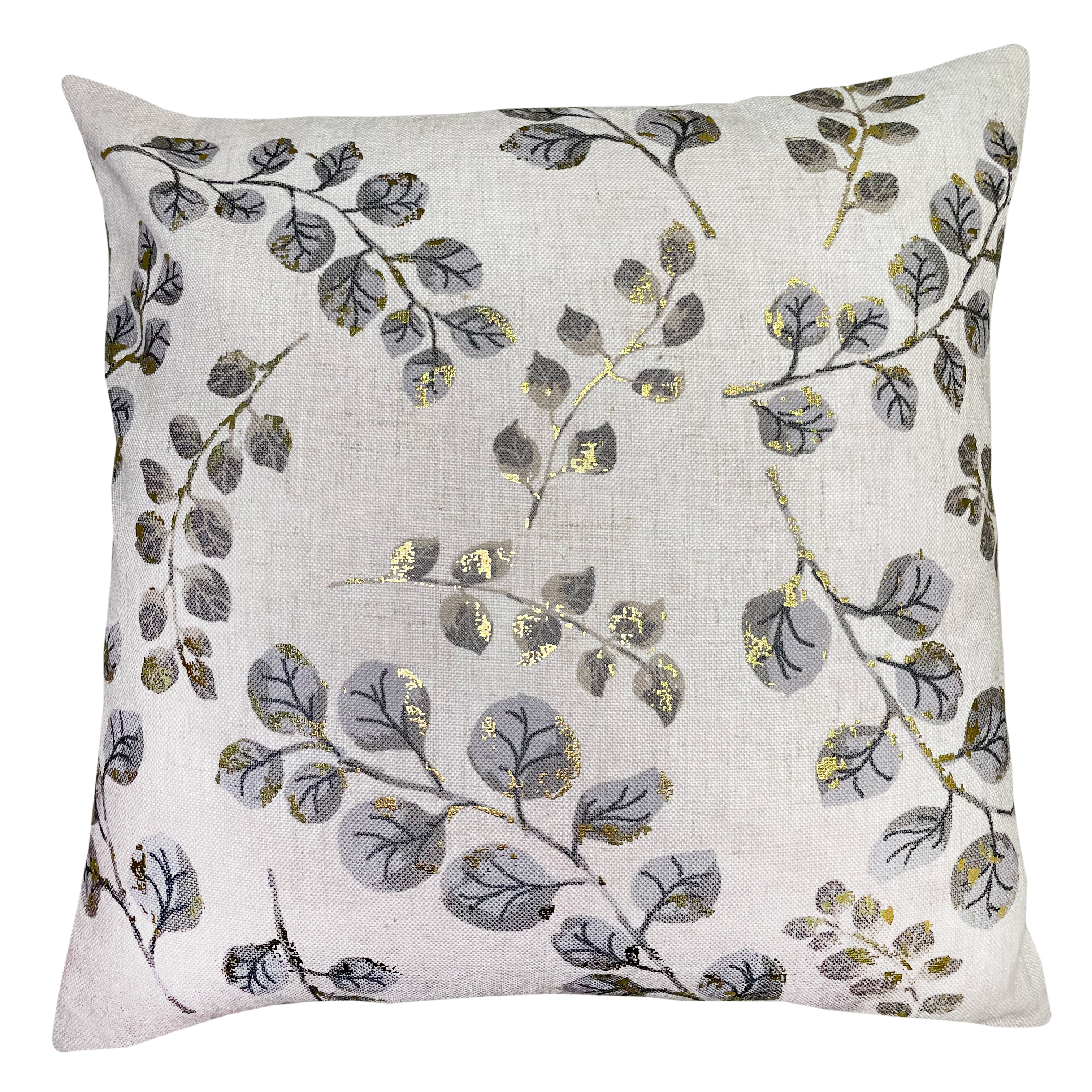 Taupe And Gold Metallic Leaves by Malini | Style Our Home