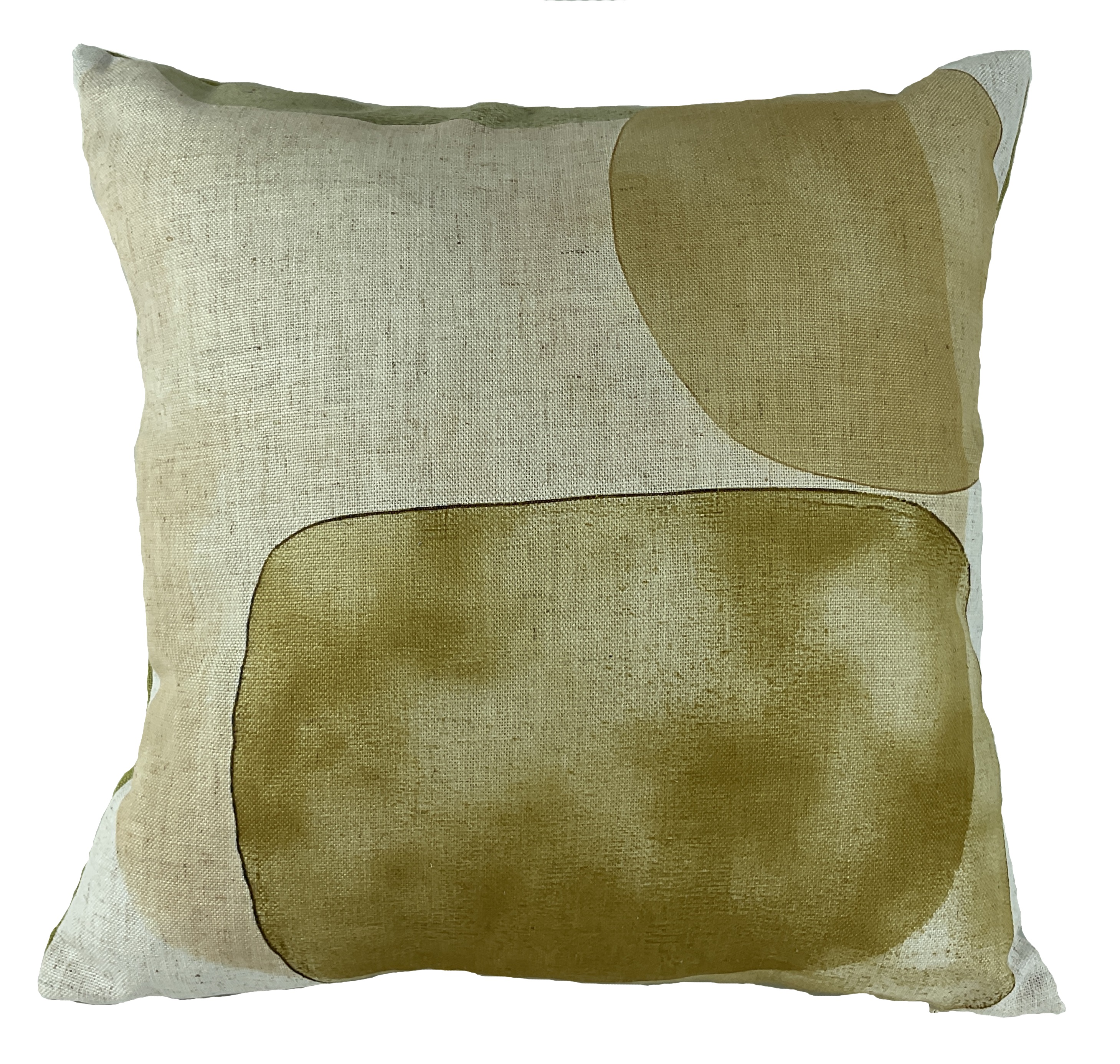 Modern Bubble Printfaux Linen Swamp Grey by Malini | Style Our Home