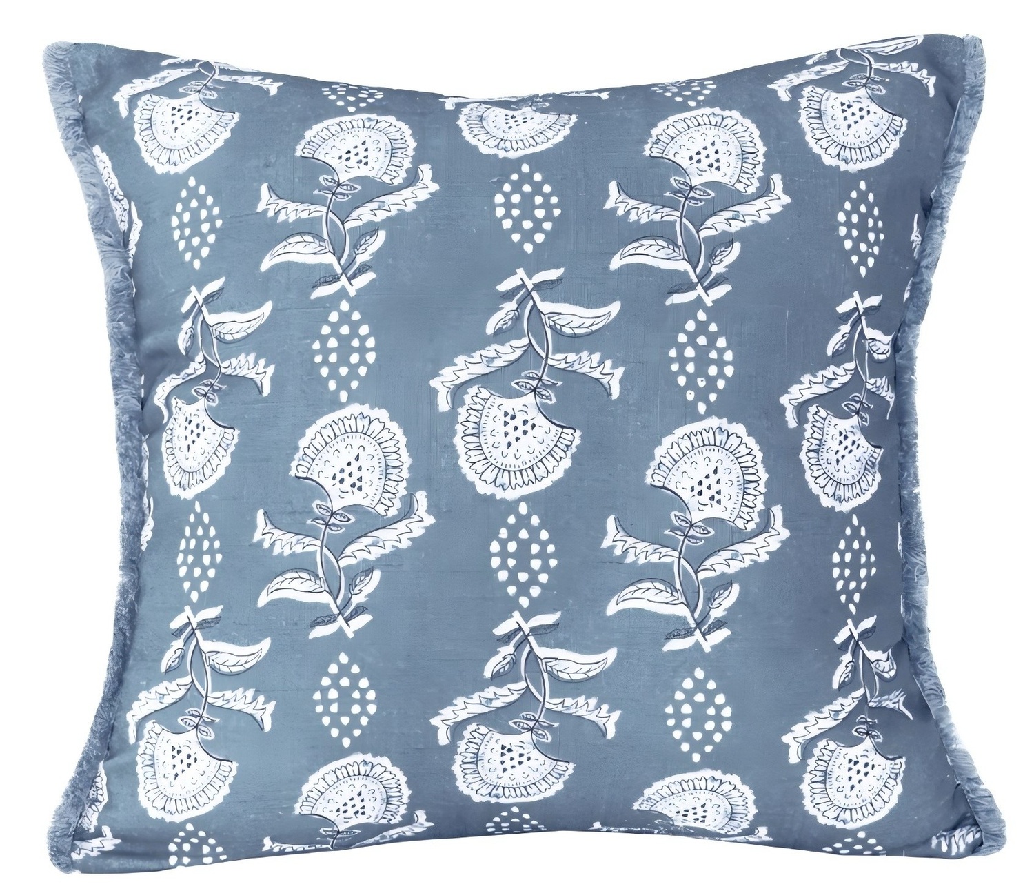 Block Floral Print Blue by Malini | Style Our Home