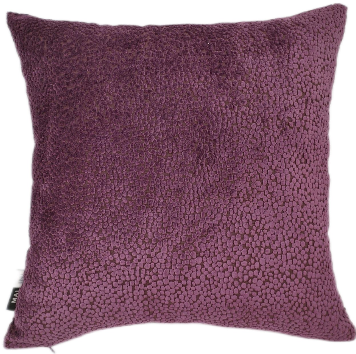 Cut Velvet Dots In Aubergine Bingham by Malini | Style Our Home